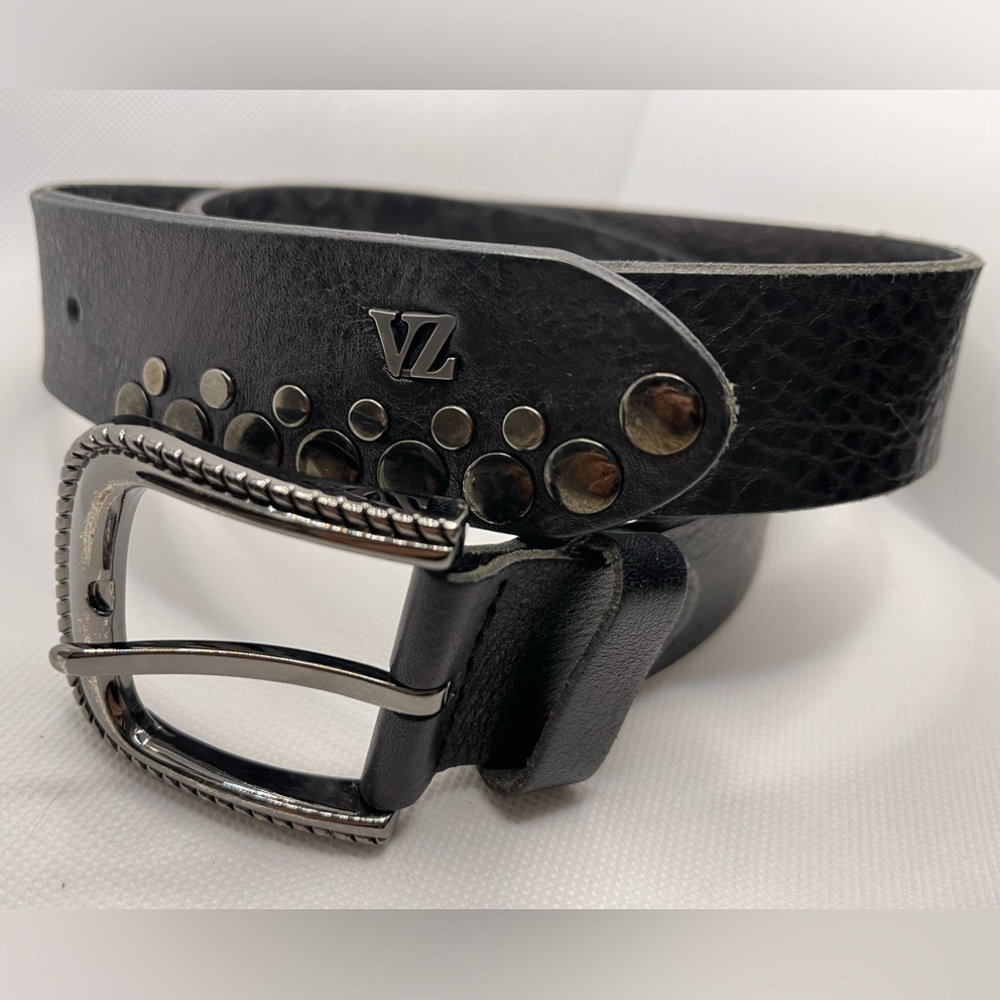 Beautiful - Black leather belt from Velez - 1.5” wide - made in Colombia